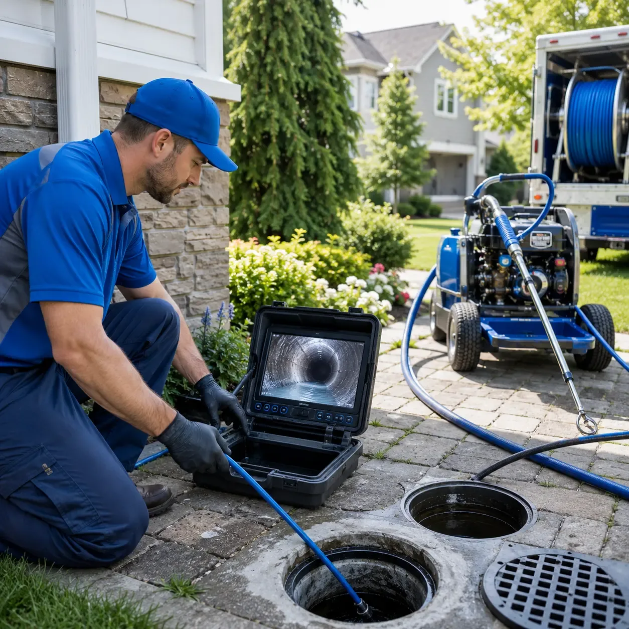 Outdoor drain cleaning professionals serving Monroeville, AL